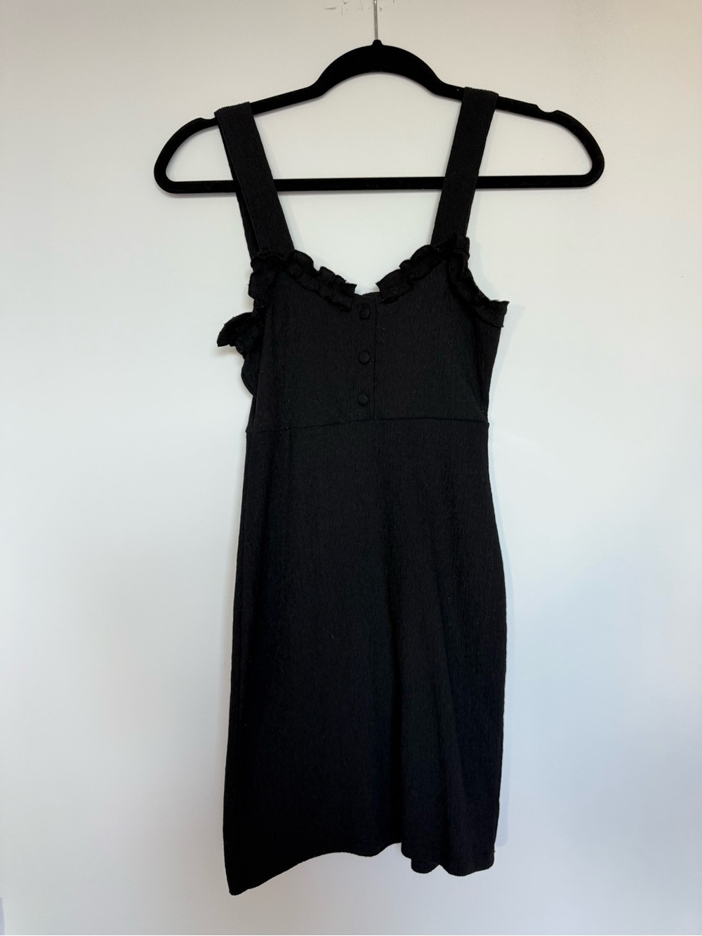 Simple black tight dress - XS